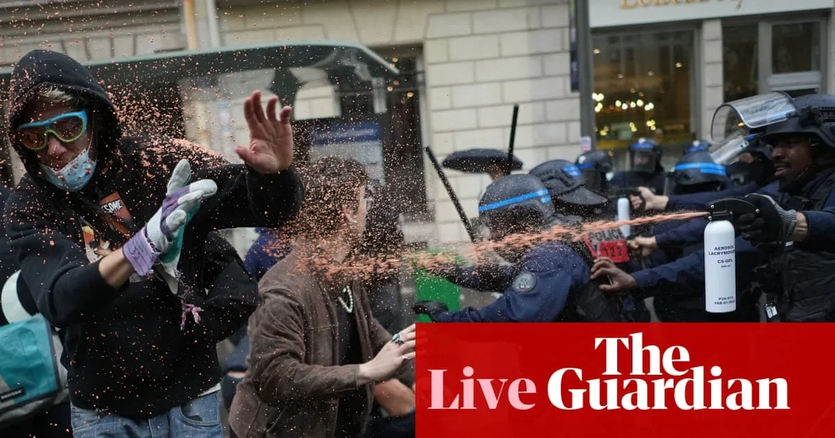 France Rocked by Student Protests as Minister Denies Brutality; Regional Conflicts and Market Dips Mark Global Hour