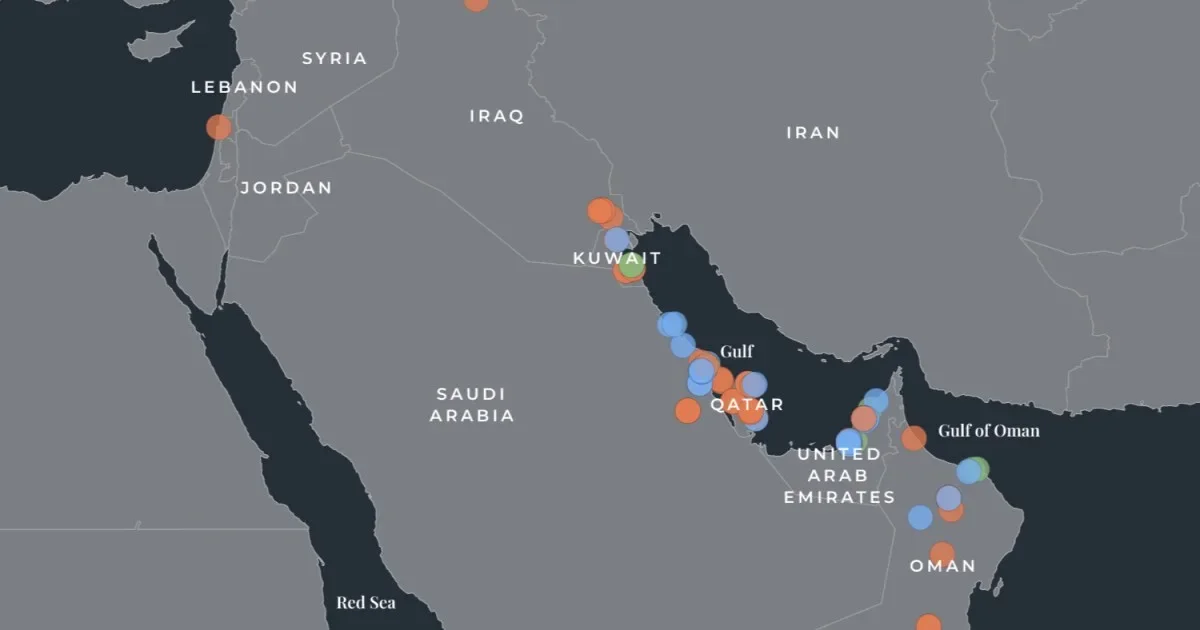 Gulf Energy Under Fire: Mapping the Impact on Global Oil as Tehran Market Holds Steady